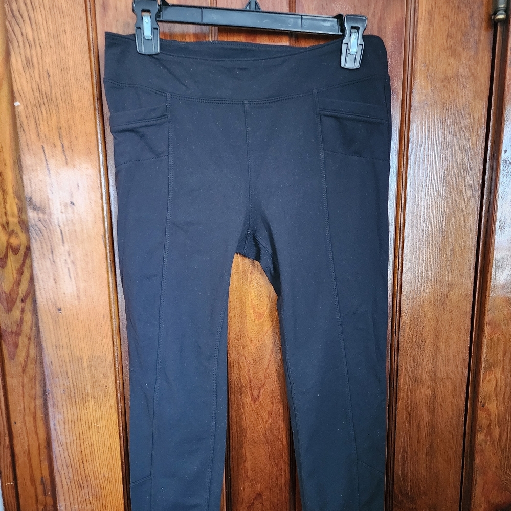 Athleta black fitted pants/leggings